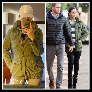 Meghan Markle Iconic J Crew Utility Cargo Hoodie Jacket in XS